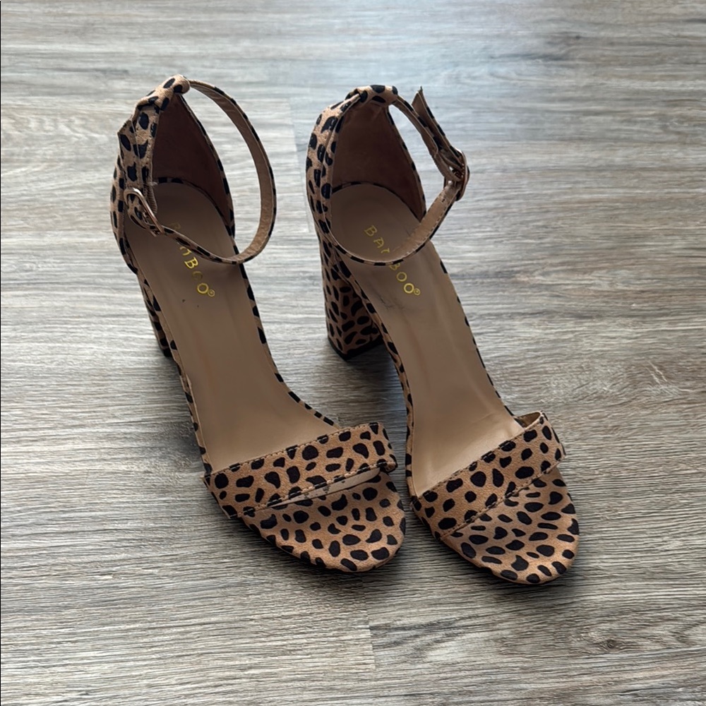 Cheetah Print Heels
